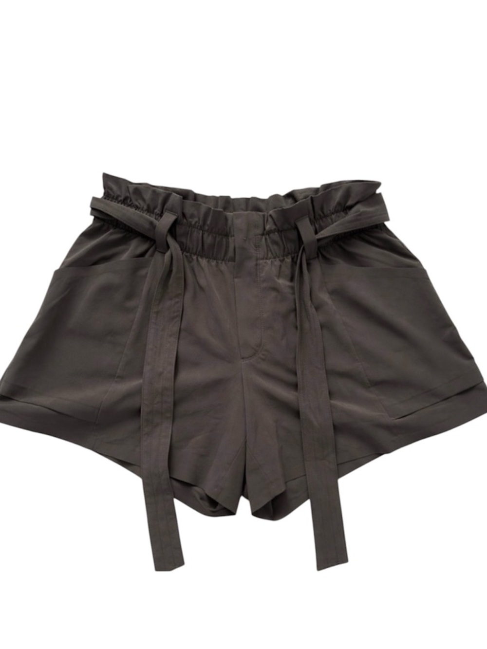 Athleta Shorts - Gently Used - Skyline 2 Paper Bag Shorts - brown shorts Loden